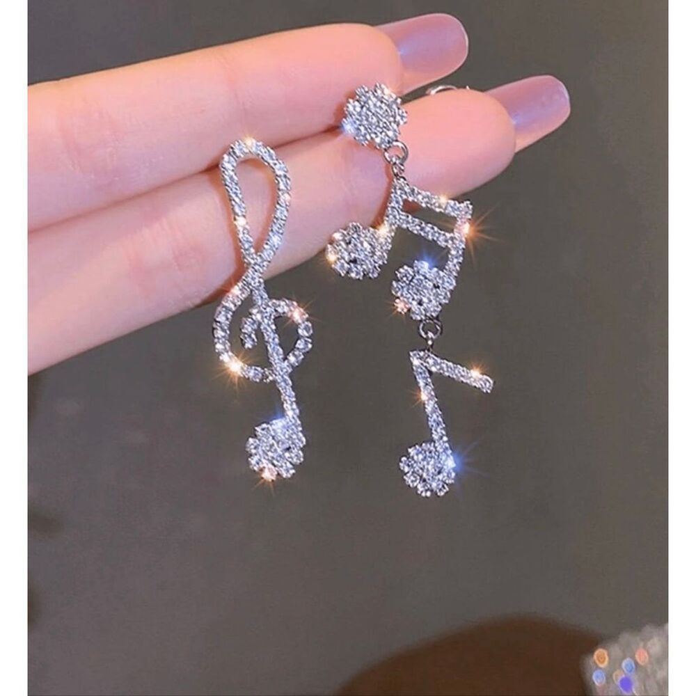 Musical Note Earrings - Picture 6 of 6